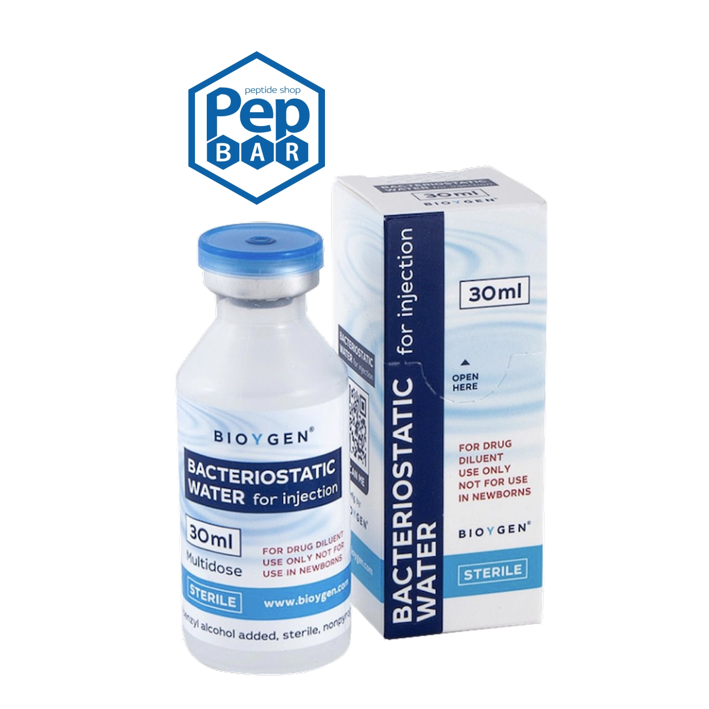 Bacteriostatic water 30 ml Bioygen Bacteriostatic water 30 ml Bioygen